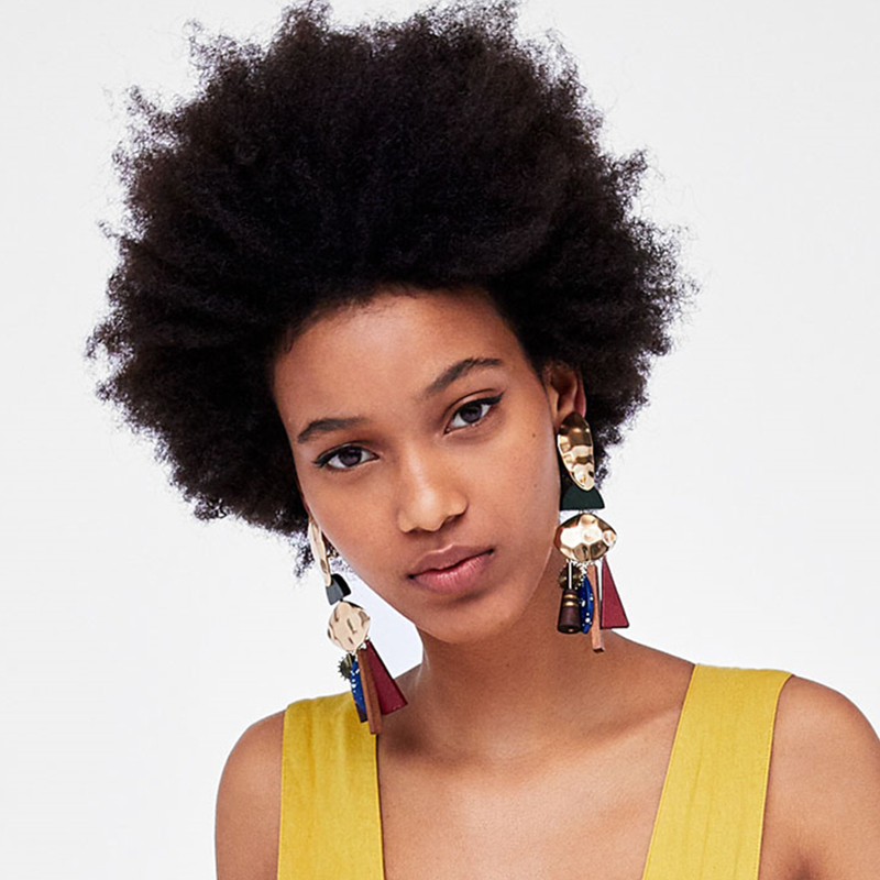 Women's African Tassel Earrings - Twists & Turbans